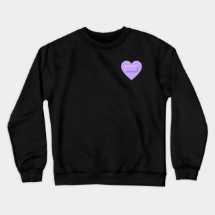 Heart Plaster Violet Crewneck Sweatshirt